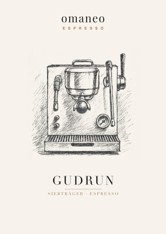 Poster · GUDRUN Espressomaschine