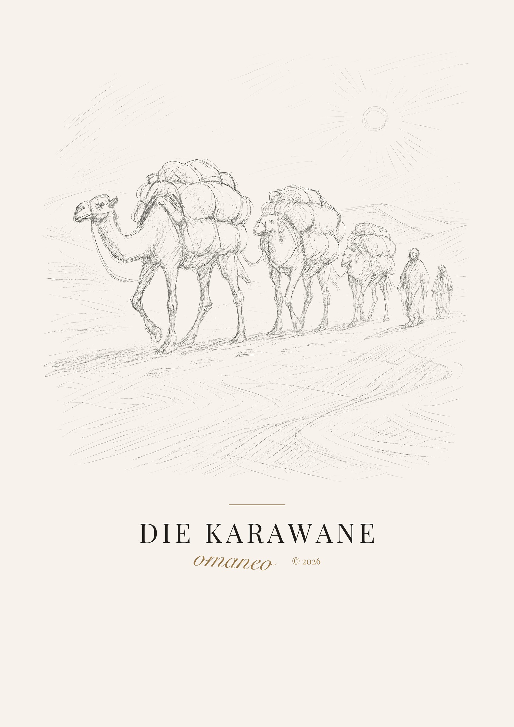 Poster · Die Karawane