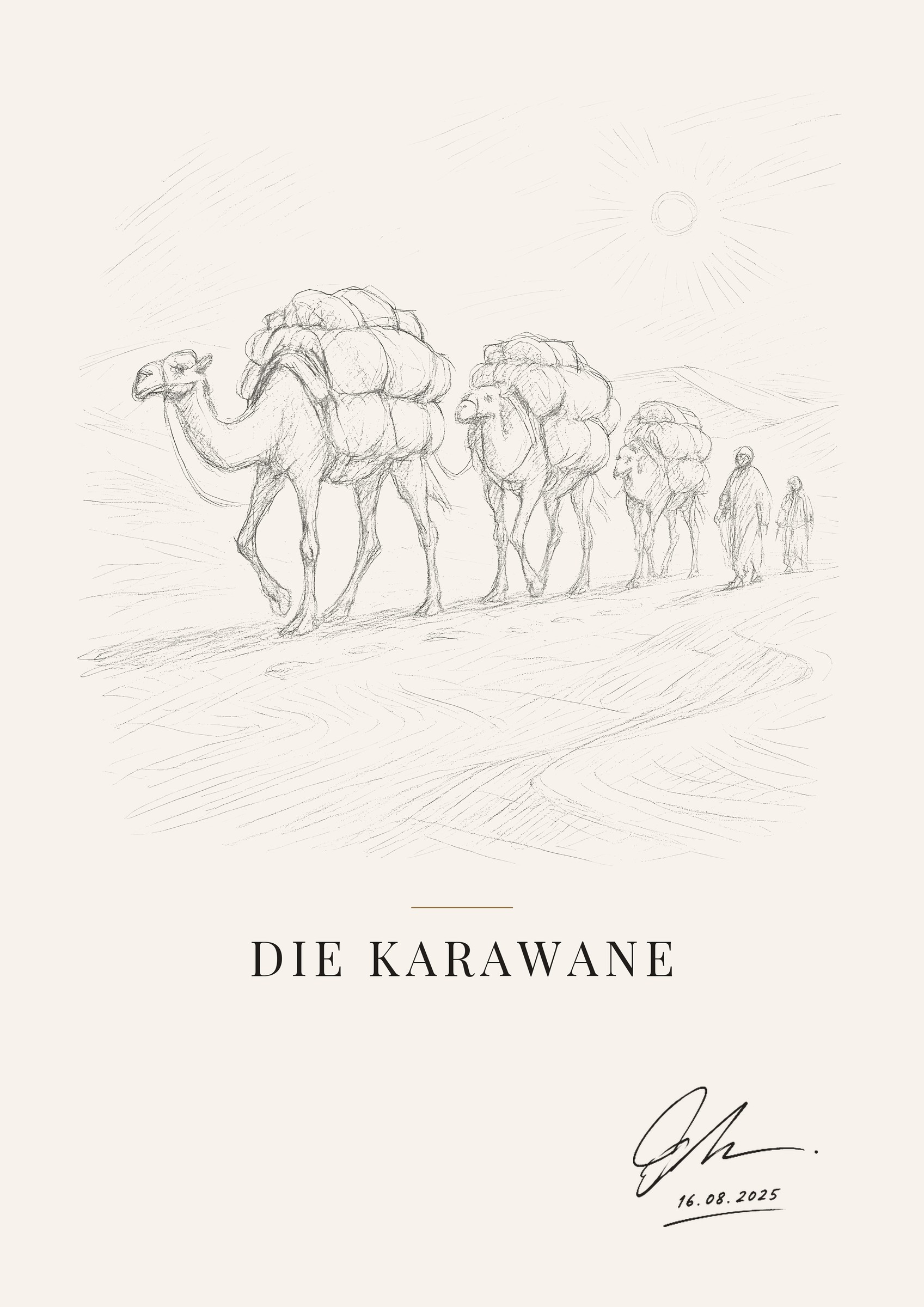 Poster · Die Karawane