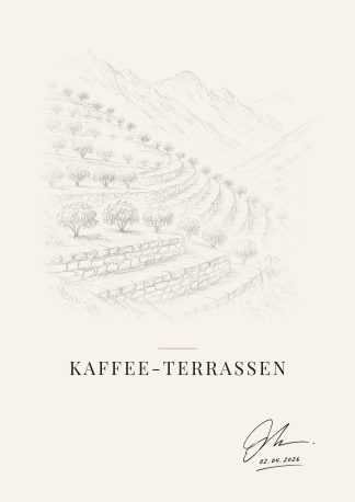Poster · Kaffee-Terrassen