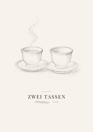 Poster · Zwei Tassen